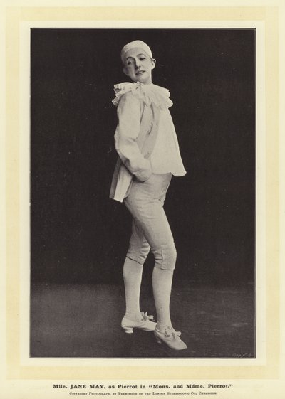 Mlle Jane May, mint Pierrot a Monsban és Mdme Pierrot alkotó: English Photographer
