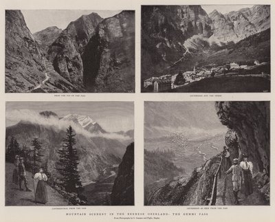 Hegyi táj a Berni Oberlandban, a Gemini-hágóban alkotó: English Photographer
