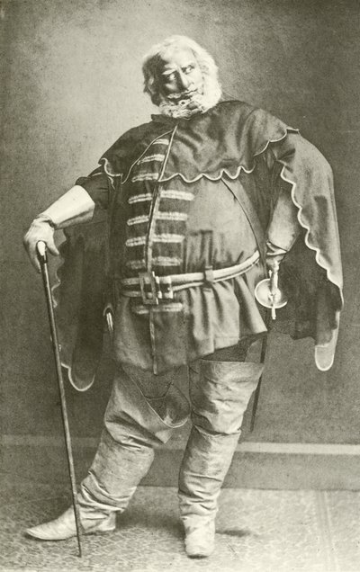 Mr Beerbohm Tree, mint Falstaff (mélynyomás) alkotó: English Photographer