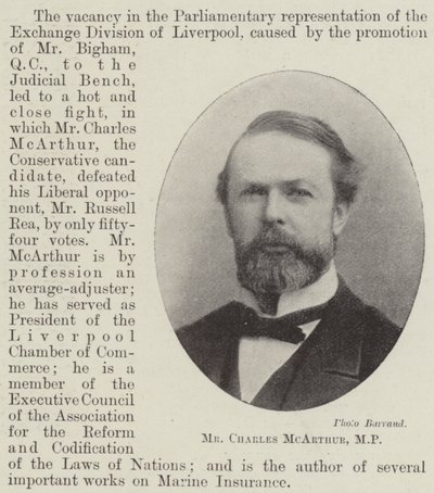 Charles McArthur képviselő úr alkotó: English Photographer