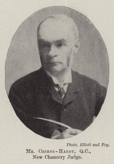 Cozens-Hardy úr, QC, új kancellári bíró alkotó: English Photographer