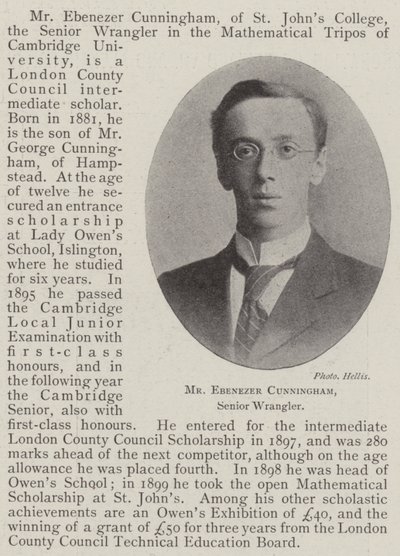 Mr Ebenezer Cunningham, rangidős Wrangler alkotó: English Photographer