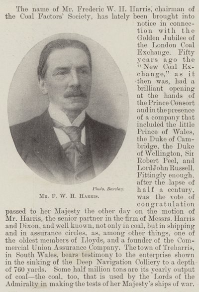 Mr F W H Harris alkotó: English Photographer