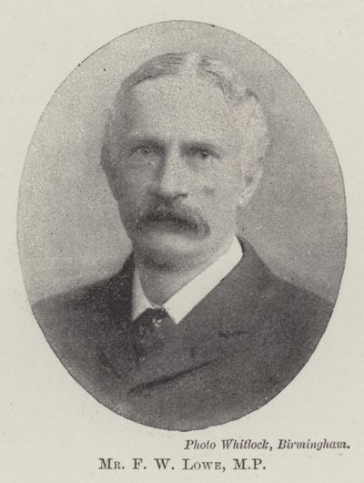 F W Lowe képviselő úr alkotó: English Photographer