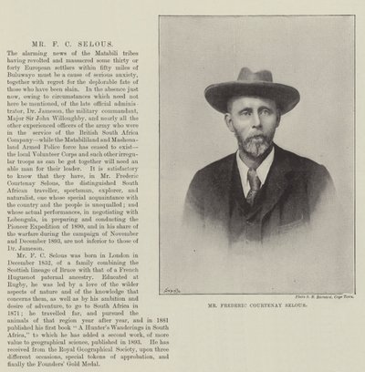 Frederic Courtenay Selous úr alkotó: English Photographer