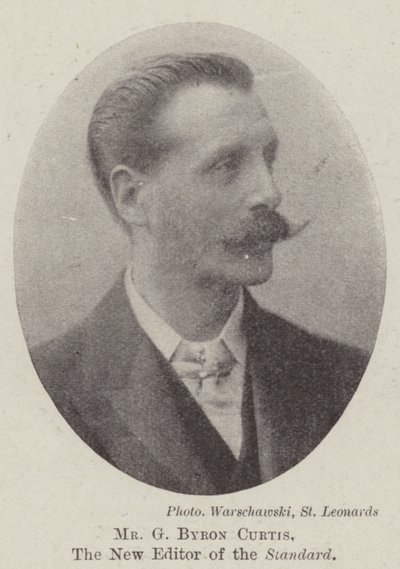 Mr. G Byron Curtis, a Standard új szerkesztője alkotó: English Photographer