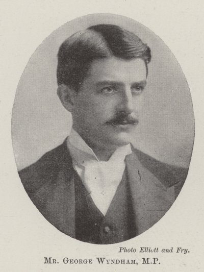 George Wyndham képviselő úr alkotó: English Photographer