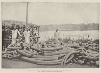 Mr H M Stanleys Emin Pasha segélyexpedíció, Tippoo Tibs Ivory Store Stanley Fallsban alkotó: English Photographer