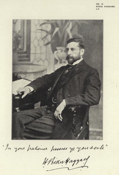 Mr H Rider Haggard, JP alkotó: English Photographer