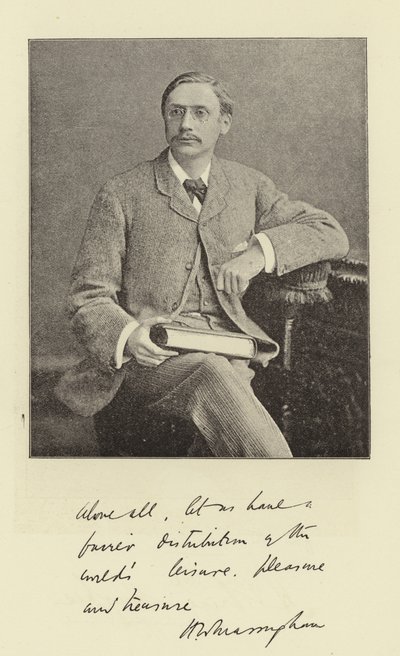H W Massingham úr, a Star szerkesztője alkotó: English Photographer
