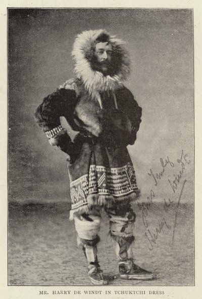 Mr Harry de Windt Tchuktchi ruhában alkotó: English Photographer