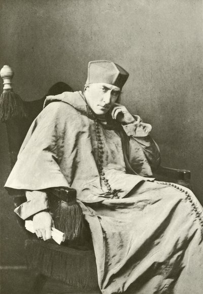 Henry Irving, mint Wolsey bíboros (mélynyomás) alkotó: English Photographer