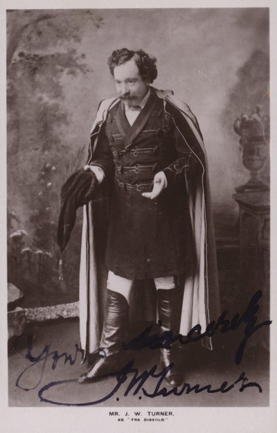 Mr J W Turner mint Fra Diavolo alkotó: English Photographer