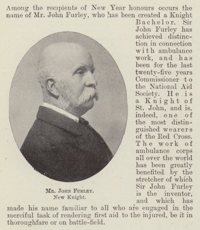 Mr John Furley, új lovag alkotó: English Photographer