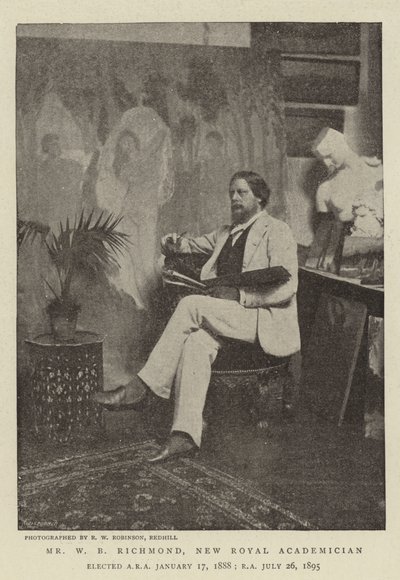 W B Richmond úr, új királyi akadémikus alkotó: English Photographer