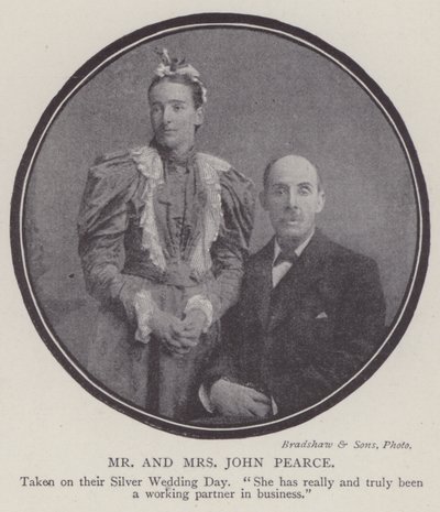 John Pearce házaspár (fekete-fehér fotó) alkotó: English Photographer