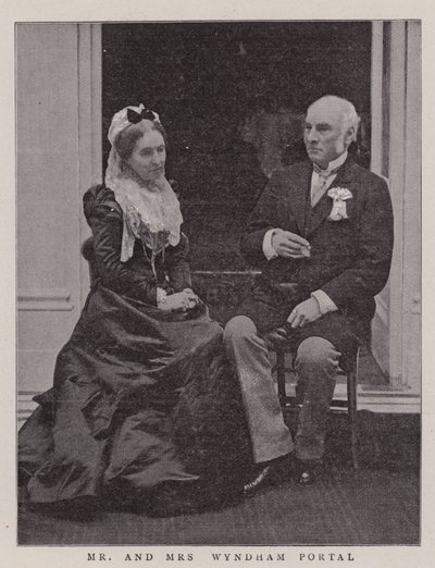 Mr és Mrs Wyndham portál alkotó: English Photographer