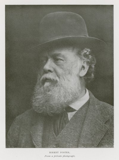 Myles Birket Foster, angol művész (f/w fotó) alkotó: English Photographer