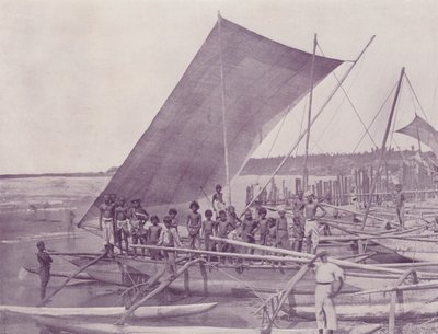 Natív halászhajók, Ceylon alkotó: English Photographer