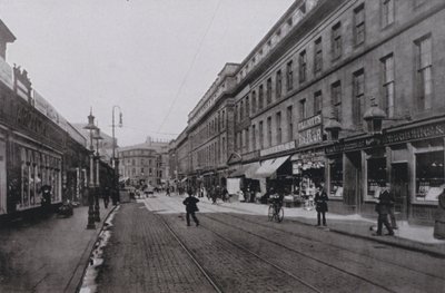 Newcastle, Clayton Street, East (f/w fotó) alkotó: English Photographer