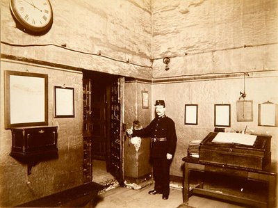 Newgate börtön, 1902 körül (f/w fotó) alkotó: English Photographer