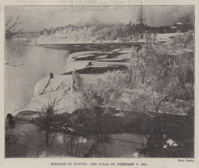 Niagara in Winter, the Falls 1901. február 7-én alkotó: English Photographer