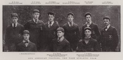 Amerikai látogatóink, a Yale Athletic Team alkotó: English Photographer