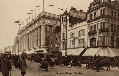 Oxford Street, London, Selfridges (f/w fotó) alkotó: English Photographer