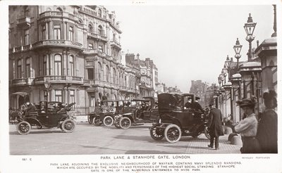 Park Lane és Stanhope Gate alkotó: English Photographer