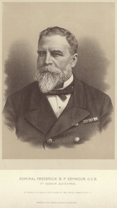 Frederick B P Seymour admirális portréja alkotó: English Photographer