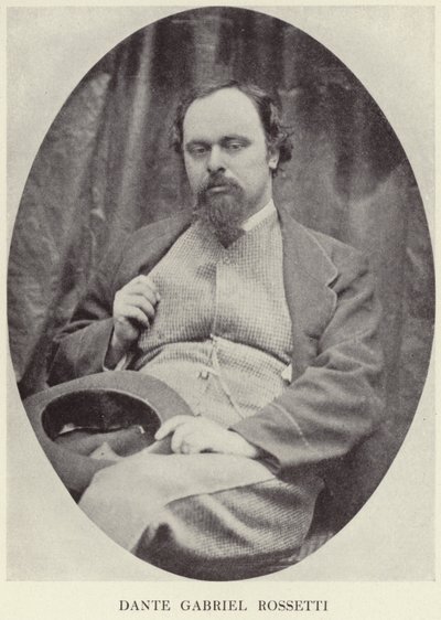 Dante Gabriel Rossetti portréja alkotó: English Photographer