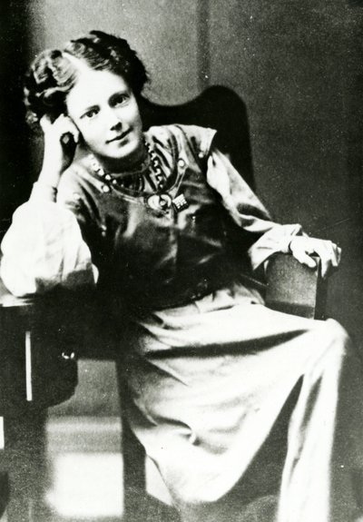Mary Eleanor Gawthorpe portréja, 1909 körül alkotó: English Photographer