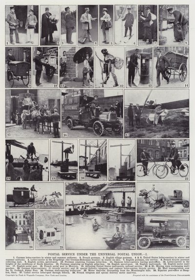 Postai szolgálat az Egyetemes Postaegyesület keretében, I. (fekete-fehér fotó) alkotó: English Photographer