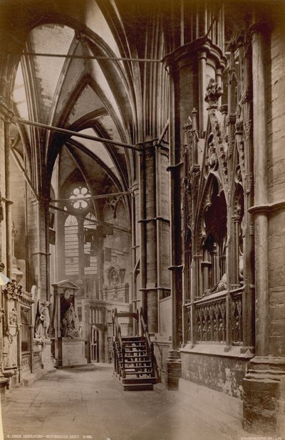 Képeslap a Westminster Abbey-i Choir Ambulatory képével alkotó: English Photographer