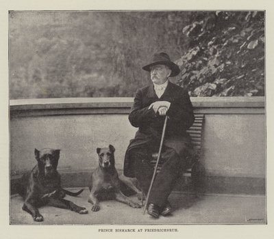 Bismarck herceg Friedrichsruhban alkotó: English Photographer