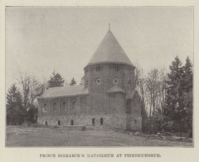 Bismarck herceg mauzóleuma Friedrichsruhban alkotó: English Photographer