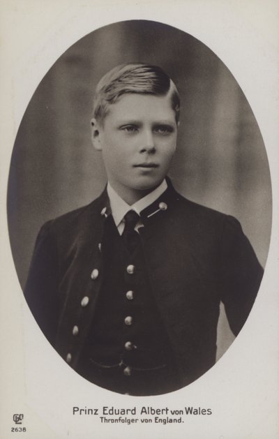 Edward Albert walesi herceg (fekete-fehér fotó) alkotó: English Photographer