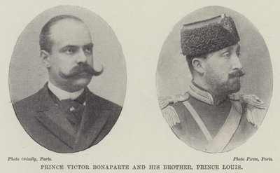Viktor Bonaparte herceg és testvére, Lajos herceg alkotó: English Photographer