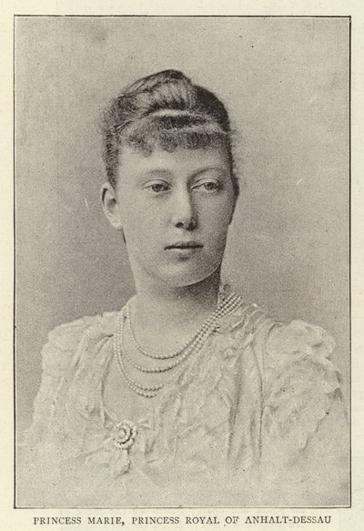 Marie hercegnő, Anhalt-Dessau királyi hercegnője alkotó: English Photographer