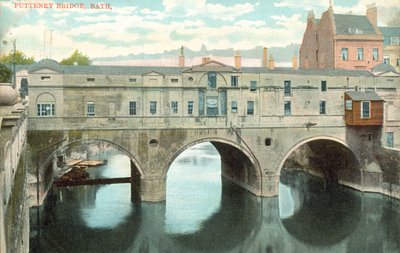 Pulteney Bridge, Bath, Somerset (színes fotó) alkotó: English Photographer