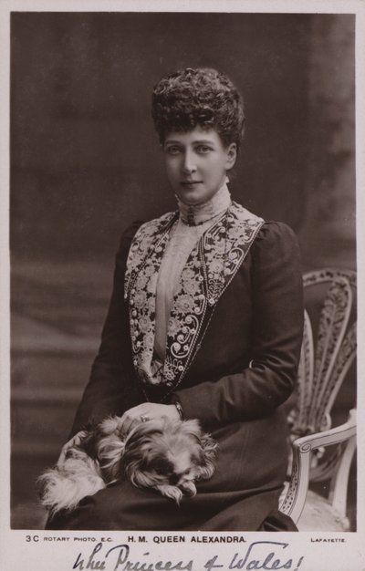 Alexandra királynő (fekete-fehér fotó) alkotó: English Photographer