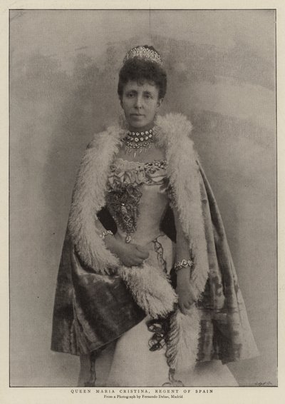 Maria Cristina királynő, Spanyolország régense alkotó: English Photographer