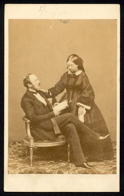 Viktória királynő és Albert herceg alkotó: English Photographer