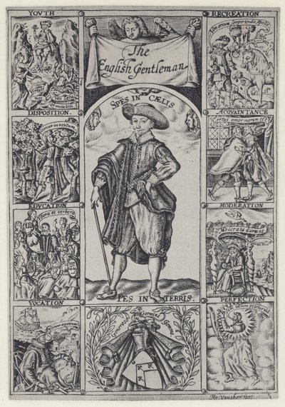 R Brathwait, The English Gentleman, J Haviland, R Bostock 1630 (f/w fotó) alkotó: English Photographer