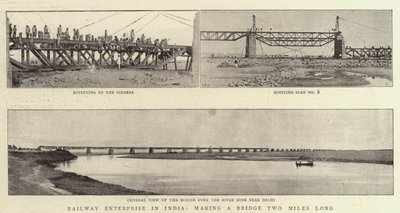Railway Enterprise Indiában, két mérföld hosszú hidat készít alkotó: English Photographer