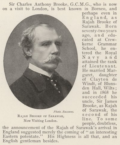 Rajah Brooke Sarawakból, most Londonba látogat alkotó: English Photographer