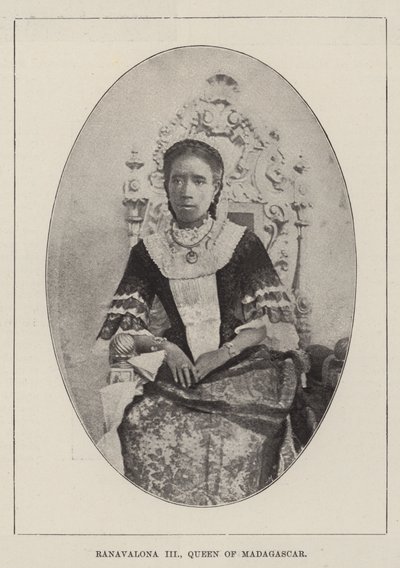 Ranavalona III, Madagaszkár királynője alkotó: English Photographer