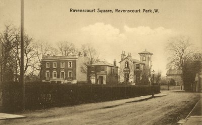 Ravenscourt Square, Ravenscourt Park, London (f/w fotó) alkotó: English Photographer