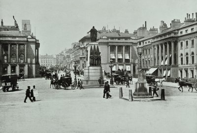 Regent Street, Westminster LB: Waterloo Place a Regent Streetre néz, 1896 alkotó: English Photographer