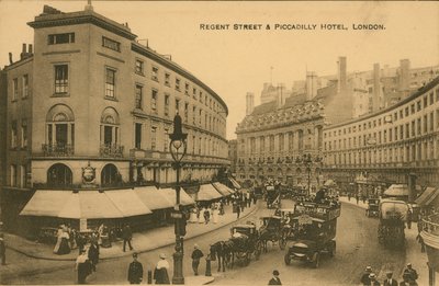 Regent Street és Piccadilly Hotel, London alkotó: English Photographer